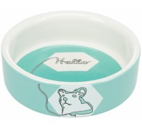 Керамічна миска для хом'яка Trixie Hello 90мл/8см 60734