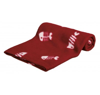 Килимок для кішок Trixie Beany, фліс, бордовий 100х70см 37193
