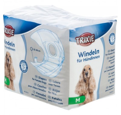 Памперси для собак Trixie M: 32-48см (12шт) 23633