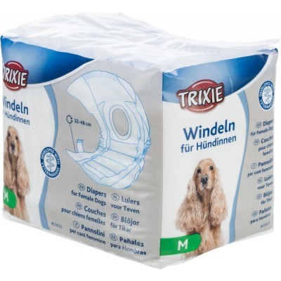 Памперси для собак Trixie M: 32-48см (12шт) 23633