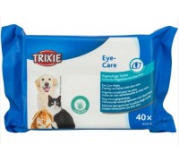Серветки очищаючі Trixie для догляду за очима для котів, собак та дрібних тварин (40шт/уп), 29418