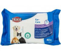 Серветки очищаючі Trixie для догляду за вухами для собак, кішок та інших дрібних тварин (40шт/уп), 29419