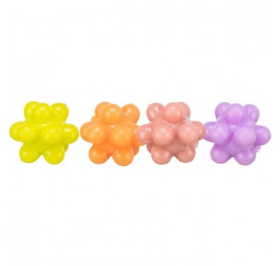 Іграшка для кішок Trixie Набір м'ячів їжачків гумових Balls with Bumps 3,3см (4шт/уп) 4534