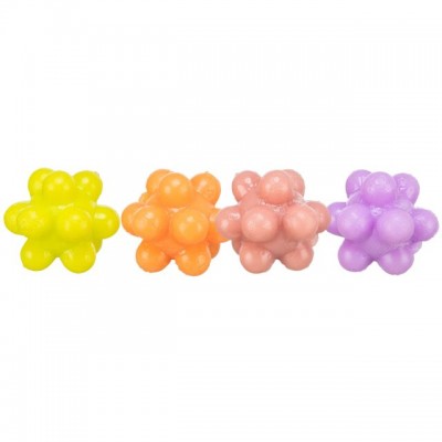 Іграшка для кішок Trixie Набір м'ячів їжачків гумових Balls with Bumps 3,3см (4шт/уп) 4534