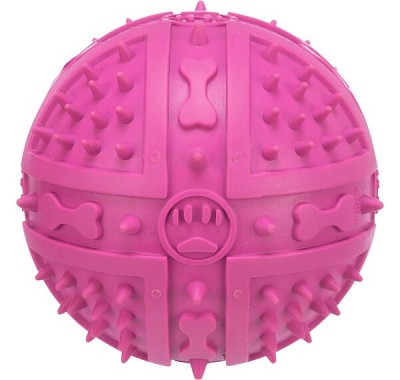 Игрушка для собак Trixie Мяч резиновый с пищалкой 9см 34842