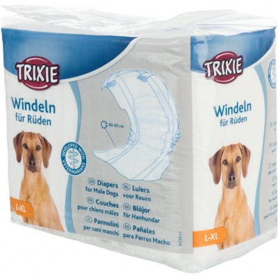 Памперси для кобелів Trixie L-XL: 60-80 см (12шт) 23643