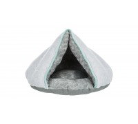 Лежак-печера для котів та собак Trixie Junior, сірий 45х30х40см 38254