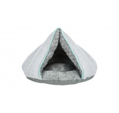 Лежак-пещера для кошек и собак Trixie Junior, серый 45х30х40см 38254
