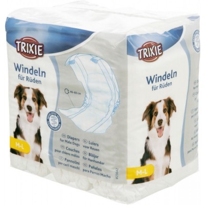 Памперси для кобелів Trixie M-L: 46-60 см (12шт) 23642