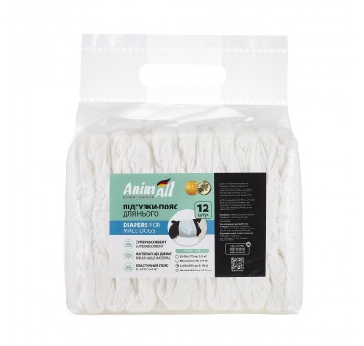 Памперси для кобелів AnimAll L, 45-63 см, 3116