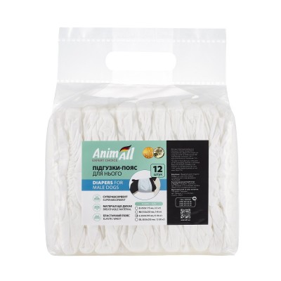 Памперси для кобелів AnimAll L, 45-63 см, 3116