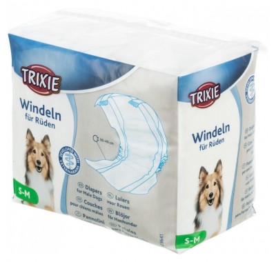 Памперси для кобелів Trixie S-M: 30-46 см (12шт) 23641