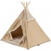 Лежак-вігвам для собак та кішок Trixie Tipi Boho, бежевий 55х65х55см 38211