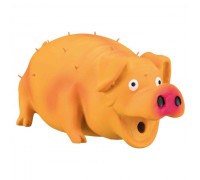 Игрушка для собак Trixie Поросенок со щетиной латекс хрюкающий 21см 35499
