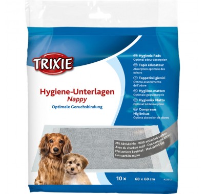 Пелюшки для собак Trixie з активованим вугіллям 60х60см (10шт), 23372