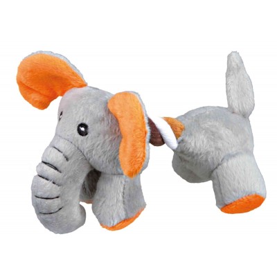 Игрушка для собак Trixie Слон с канатом 17см 3582