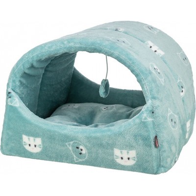Лежак-печера для кішок Trixie Mimi, блакитний 42х35х35см 368481