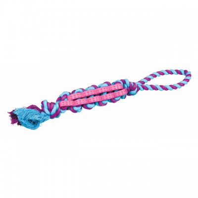 Игрушка для собак Trixie Палочка DENTAfun с канатом 4см/37см 33192