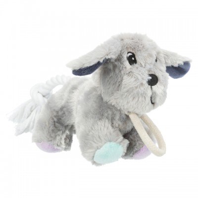 Іграшка для собак Trixie Собака плюш з канатом 24см 36160