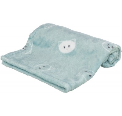 Покривало для кішок Trixie Mimi, плюш, блакитне 70х50см 371691