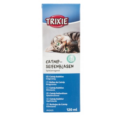 Іграшка для кішок Trixie Мильні бульбашки з екстрактом котячої м'яти 120мл 42425
