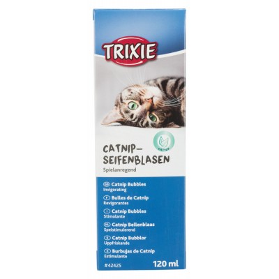Іграшка для кішок Trixie Мильні бульбашки з екстрактом котячої м'яти 120мл 42425