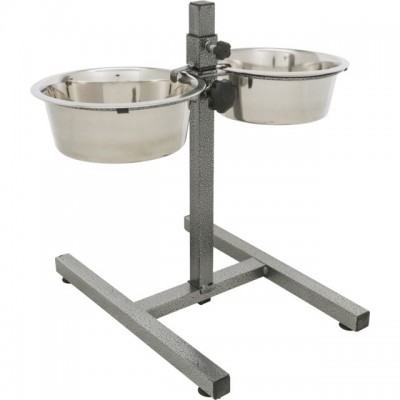 Підставка з мисками для собак Trixie 1,8л +2 миски/ø21см (висота 40 см) 24921