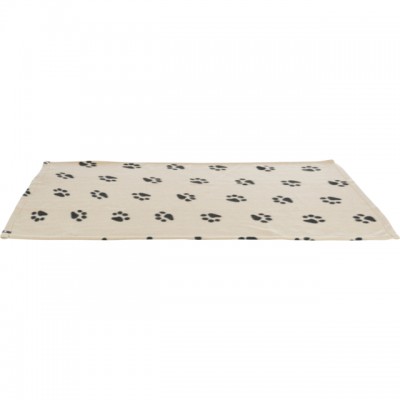 Підстилка Trixie Beany Blanket фліс бежевий з лапками 100х70см 37191