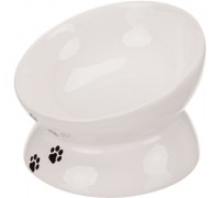 Миска керамічна для кішок Trixie 0,15л/13см, біла 24798