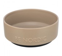 Миска керамічна для собак Trixie BE NORDIC 1,2л/ø18см, сіро-коричнева 24527