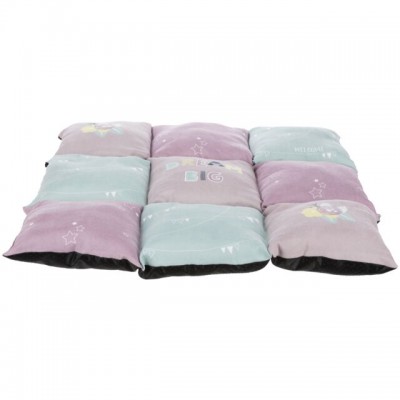 Матрац для собак Trixie Patchwork 60х60см бузковий/м'ятний/рожевий 37073