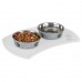 Килимок під миску Trixie Place Mat силікон 48х27см білий 24560