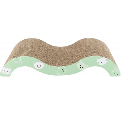Кігтеточка для котів Trixie Mimi Wave 50х9х23см, бірюзова 48001