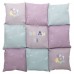 Матрац для собак Trixie Patchwork 60х60см бузковий/м'ятний/рожевий 37073