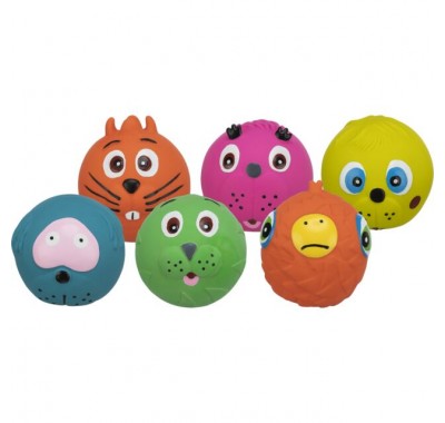 Игрушка для собак Trixie Faces, латекс 6см 3504