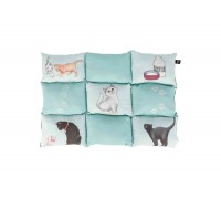 Матрац для кішок Trixie Patchwork 70х55см, м'ятний з кішками 37075