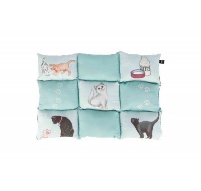 Матрац для кішок Trixie Patchwork 70х55см, м'ятний з кішками 37075