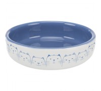 Миска керамічна Trixie для коротконосих порід кішок 0,3л/15см 24770