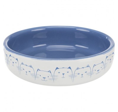 Миска керамічна Trixie для коротконосих порід кішок 0,3л/15см 24770
