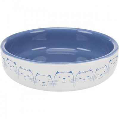 Миска керамічна Trixie для коротконосих порід кішок 0,3л/15см 24770