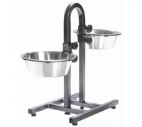 Стійка з мисками для собак Trixie 2,8л +2 миски/ø24см (висота 43 см) 2497