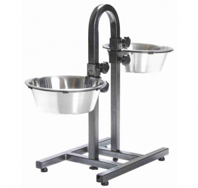 Стійка з мисками для собак Trixie 2,8л +2 миски/ø24см (висота 43 см) 2497