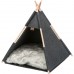 Лежак-вігвам для котів та собак Trixie Tipi (повсть), антрацит 55х65х55см 36275