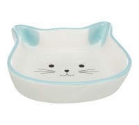 Миска керамічна для кішок Trixie 0,25л/12см (котяча мордочка) 24494