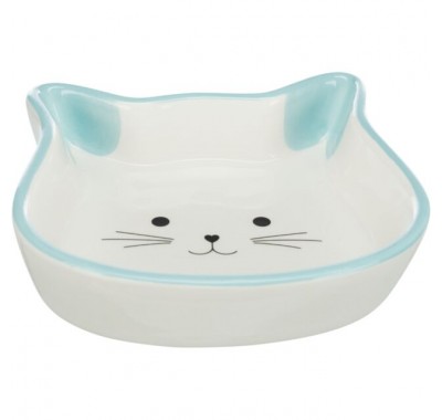 Миска керамічна для кішок Trixie 0,25л/12см (котяча мордочка) 24494