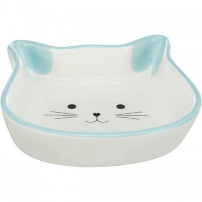 Миска керамічна для кішок Trixie 0,25л/12см (котяча мордочка) 24494