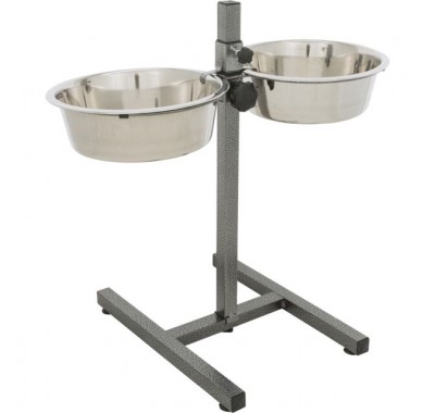 Стойка с мисками для собак Trixie 2,8л +2 миски/ø24см (высота 50 см) 24922
