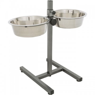 Стійка з мисками для собак Trixie 2,8л +2 миски/ø24см (висота 50 см) 24922