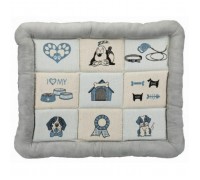 Лежак для собак Trixie Patchwork 75х60см, сірий 37140