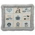 Лежак для собак Trixie Patchwork 75х60см, серый 37140